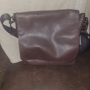 Coach Brown Leather Crossbody Bag w/wallet
